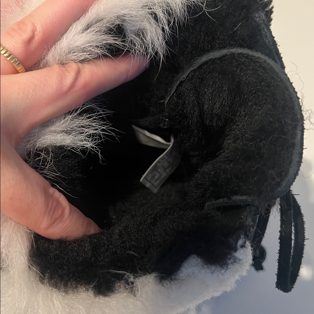 Ugg Patchwork Fluff Classic Short Bootie In Black… - image 8